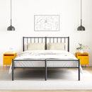 vidaXL 2 db mustársárga acél éjjeliszekrény 35 x 39 x 43,5 cm