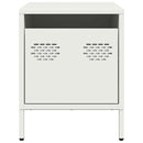 vidaXL fehér acél éjjeliszekrény 35 x 39 x 43,5 cm