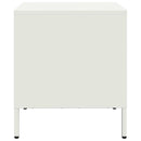 vidaXL fehér acél éjjeliszekrény 35 x 39 x 43,5 cm