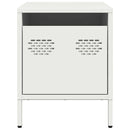 vidaXL 2 db fehér acél éjjeliszekrény 35 x 39 x 43,5 cm