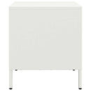 vidaXL 2 db fehér acél éjjeliszekrény 35 x 39 x 43,5 cm