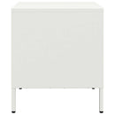 vidaXL 2 db fehér acél éjjeliszekrény 35 x 39 x 43,5 cm