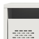 vidaXL 2 db fehér acél éjjeliszekrény 35 x 39 x 43,5 cm