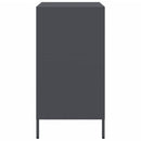 vidaXL antracit hidegen hengerelt acél tálalószekrény 68x39x73,5 cm