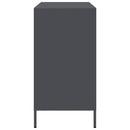 vidaXL antracit hidegen hengerelt acél tálalószekrény 101,5x39x73,5 cm