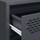 vidaXL antracit hidegen hengerelt acél tálalószekrény 68x39x73,5 cm