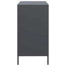 vidaXL antracit hidegen hengerelt acél tálalószekrény 68x39x73,5 cm