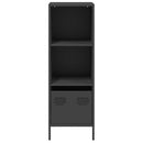 vidaXL fekete acél magasszekrény 35 x 39 x 103,5 cm