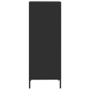 vidaXL fekete acél magasszekrény 35 x 39 x 103,5 cm