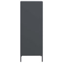 vidaXL antracitszürke acél magasszekrény 35 x 39 x 103,5 cm