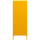 vidaXL mustársárga acél tálalószekrény 35 x 39 x 103,5 cm