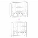 vidaXL antracitszürke acél magasszekrény 101,5 x 39 x 103,5 cm