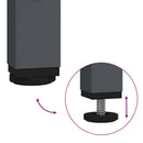 vidaXL antracit hidegen hengerelt acél tálalószekrény 35x39x73,5 cm