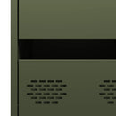 vidaXL olívazöld hidegen hengerelt acél tálalószekrény 35x39x73,5 cm