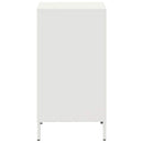 vidaXL fehér hidegen hengerelt acél tálalószekrény 35x39x73,5 cm