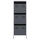 vidaXL antracitszürke acél magasszekrény 39 x 35 x 103,5 cm