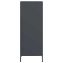 vidaXL antracitszürke acél magasszekrény 39 x 35 x 103,5 cm