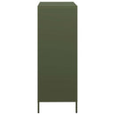 vidaXL olívazöld acél magasszekrény 39 x 35 x 103,5 cm