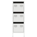 vidaXL fehér acél magasszekrény 39 x 35 x 103,5 cm