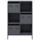 vidaXL antracitszürke acél magasszekrény 68 x 39 x 103,5 cm