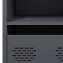 vidaXL antracitszürke acél magasszekrény 68 x 39 x 103,5 cm