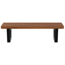 vidaXL acél és tömör tölgyfa falra szerelhető mosdópolc