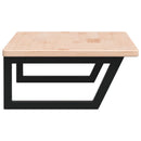 vidaXL acél és tömör tölgyfa falra szerelhető mosdópolc