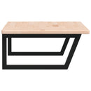 vidaXL acél és tömör tölgyfa falra szerelhető mosdópolc