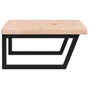 vidaXL acél és tömör tölgyfa falra szerelhető mosdópolc