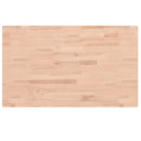 vidaXL acél és tömör bükkfa falra szerelhető mosdópolc