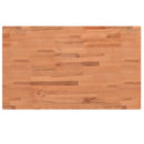 vidaXL acél és tömör bükkfa falra szerelhető mosdópolc