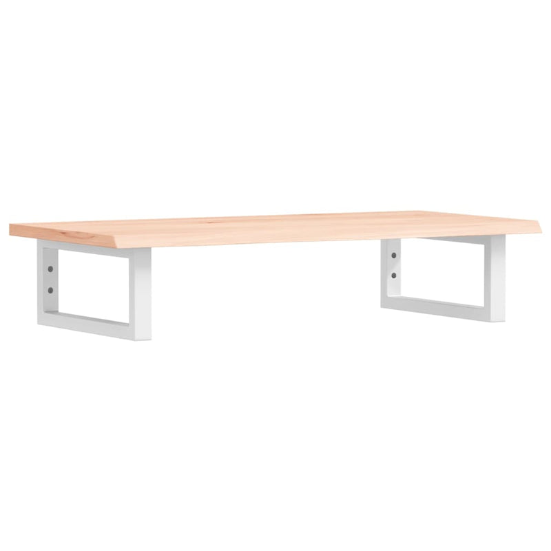 vidaXL acél és tömör tölgyfa falra szerelhető mosdópolc