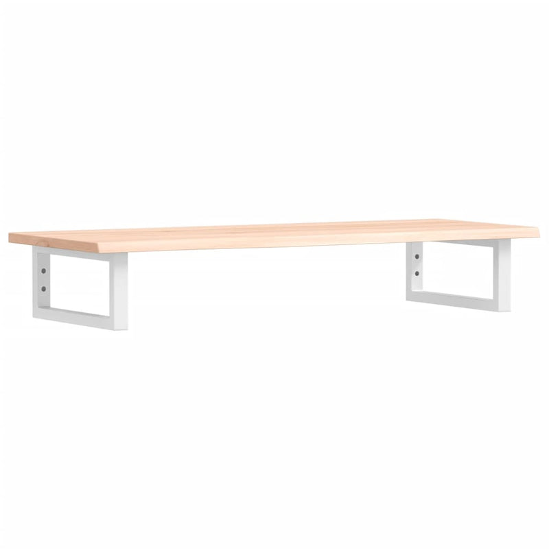 vidaXL acél és tömör tölgyfa falra szerelhető mosdópolc