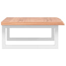 vidaXL acél és tömör tölgyfa falra szerelhető mosdópolc