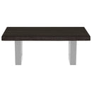 vidaXL acél és tömör tölgyfa falra szerelhető mosdópolc