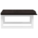 vidaXL acél és tömör tölgyfa falra szerelhető mosdópolc