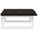 vidaXL acél és tömör tölgyfa falra szerelhető mosdópolc