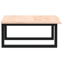 vidaXL acél és tömör tölgyfa falra szerelhető mosdópolc