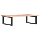 vidaXL acél és tömör tölgyfa falra szerelhető mosdópolc