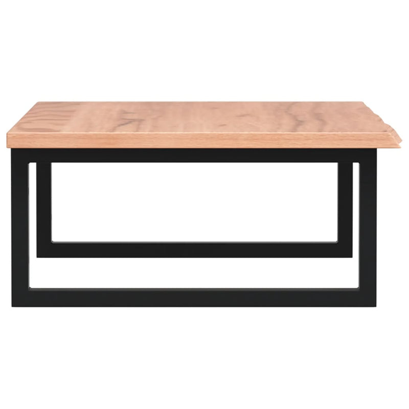 vidaXL acél és tömör tölgyfa falra szerelhető mosdópolc