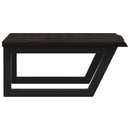 vidaXL acél és tömör tölgyfa falra szerelhető mosdópolc