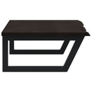 vidaXL acél és tömör tölgyfa falra szerelhető mosdópolc