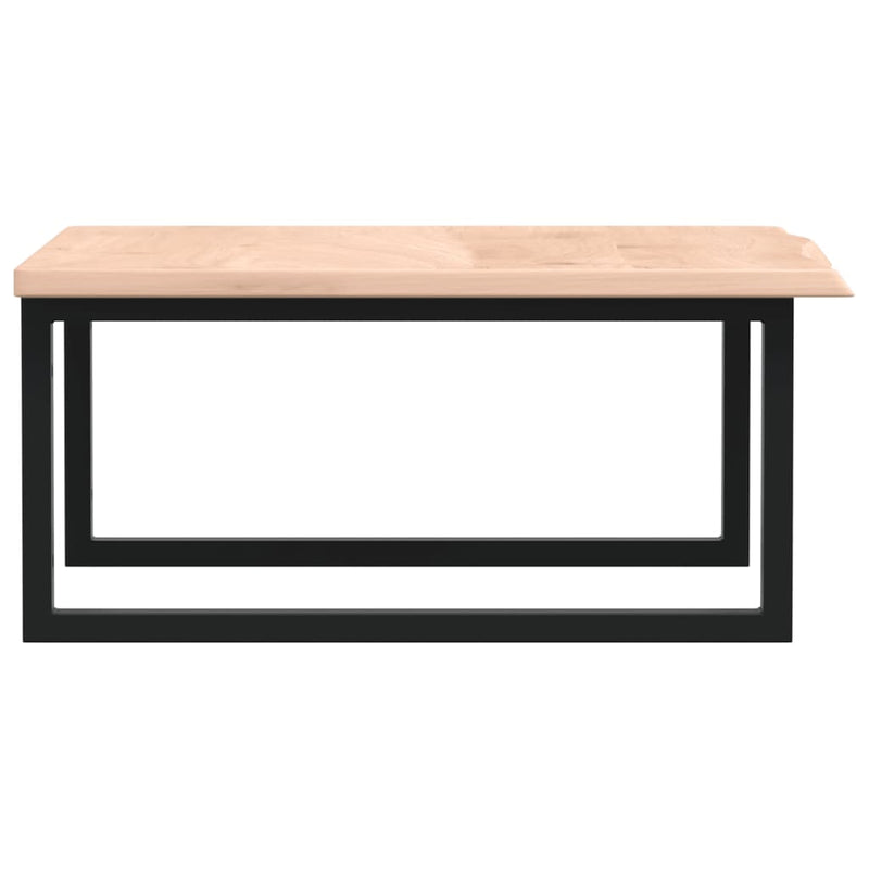 vidaXL acél és tömör tölgyfa falra szerelhető mosdópolc