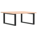 vidaXL acél és tömör tölgyfa falra szerelhető mosdópolc