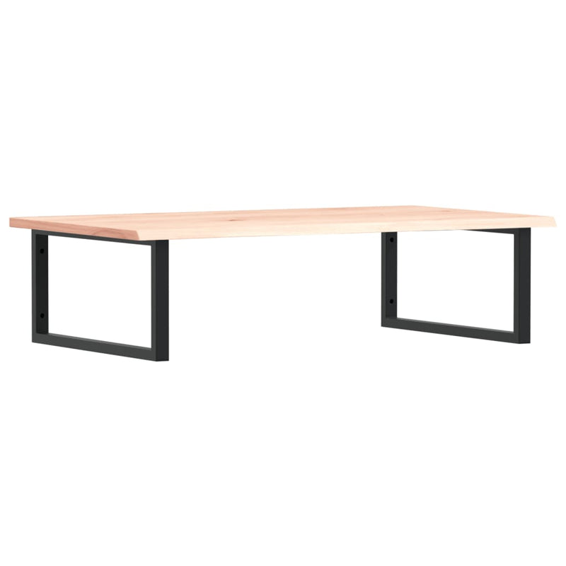 vidaXL acél és tömör tölgyfa falra szerelhető mosdópolc