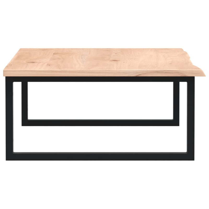 vidaXL acél és tömör tölgyfa falra szerelhető mosdópolc