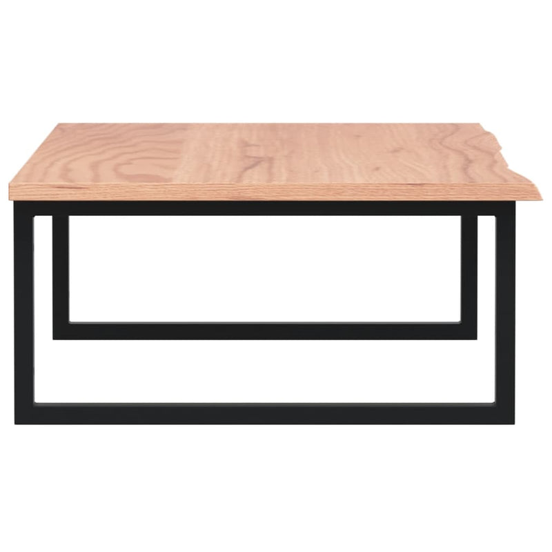 vidaXL acél és tömör tölgyfa falra szerelhető mosdópolc