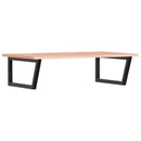 vidaXL acél és tömör tölgyfa falra szerelhető mosdópolc