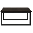 vidaXL acél és tömör tölgyfa falra szerelhető mosdópolc