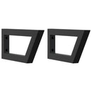 vidaXL acél és tömör akácfa falra szerelhető mosdópolc